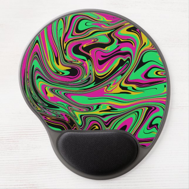 Bright Contrasting Gel Mouse Pad (Front)