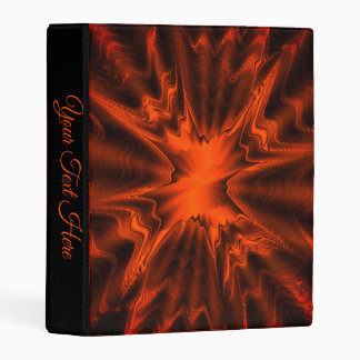 Bright Copper Agate Personal Mini Binder