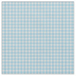Bright Cornflower Blue Gingham Check Fabric