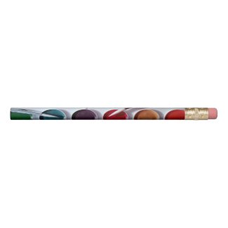 Bright Coroful Watercolor Paint Pallet Pencil