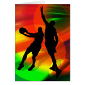 Bright Court Lights and Basketball Duo (Front)