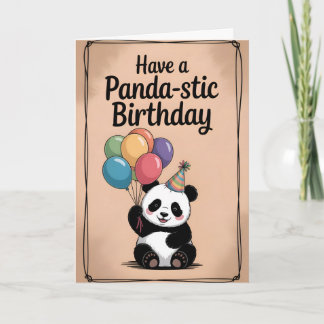 Bright & Cute Flamingo Birthday Card