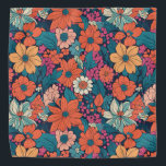 Bright Daisy Floral Pattern Botanical Custom Pet Bandana<br><div class="desc">Add a touch of elegance to your pet's life with our floral pet bandana. This beautiful design features a vibrant floral pattern that complements your pet's bold personality. Crafted from durable, high-quality materials, it’s perfect for both cats and dogs. Shop the whole collection from the shop home page.</div>