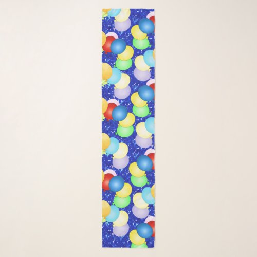 Bright Dancing Balloons Scarf