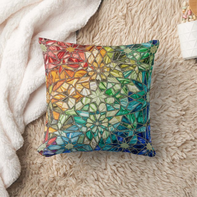bright day 3 throw pillow (Blanket)