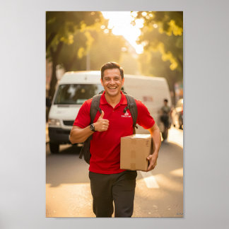 Bright Delivery Spirit at Sundown Poster