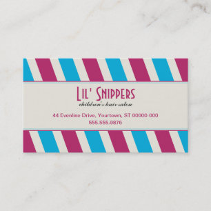 Bright Diagonals Appointment Business Card