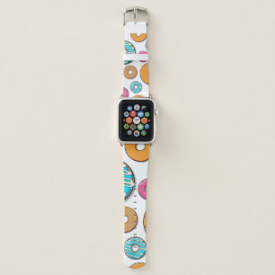 Bright Donut Whimsical Pattern Apple Watch Band
