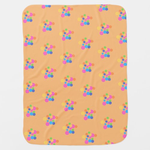 Bright Dots  Baby Blanket