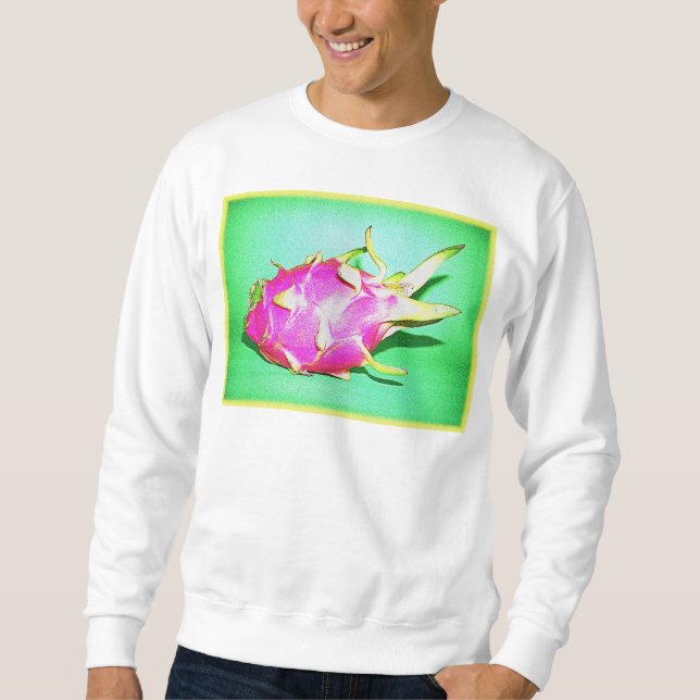 "Bright Dragon Fruit" Cute Photo. Buy Now Sweatshirt (Front)