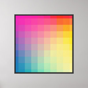 Bright Dynamic Design Canvas Print