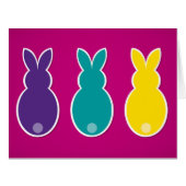 Bright Easter Bunny Silhouette (Front Horizontal)