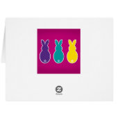 Bright Easter Bunny Silhouette (Back Horizontal)
