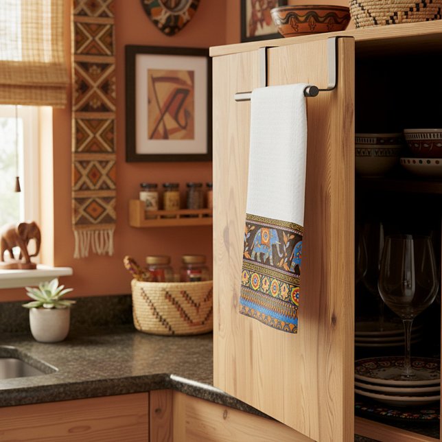 Bright elephants kitchen towel (Creator Uploaded)