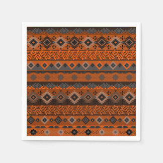 Bright ethnic striped pattern. napkins