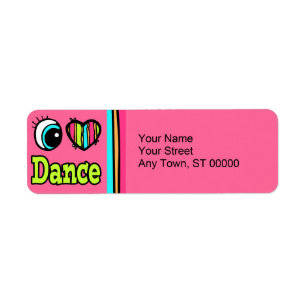 Bright Eye Heart I Love Dance Label