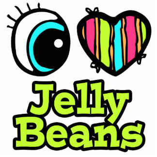 Jelly Bean Photo Sculptures, Cutouts and Jelly Bean Cut Outs