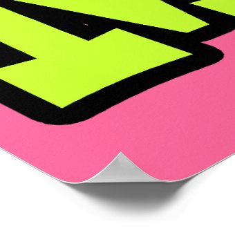 Bright Eye Heart I Love Math Poster | Zazzle