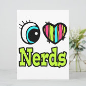Bright Eye Heart I Love Nerds (Standing Front)