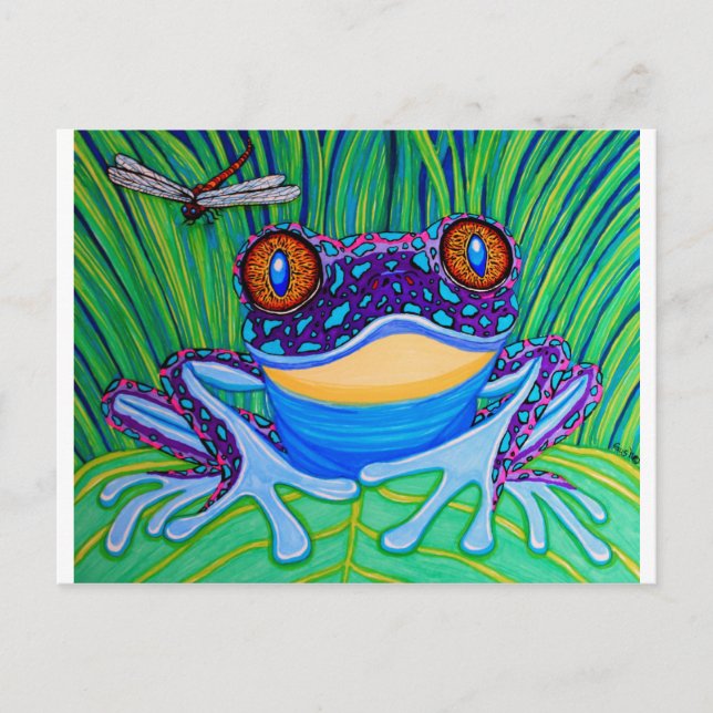 Bright eyed frog postcard (Front)