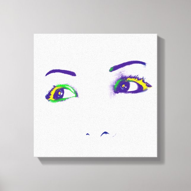 Bright eyes canvas print (Front)