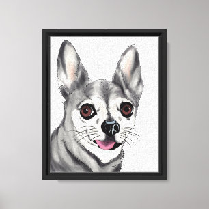 Bright Eyes, Happy Heart Canvas Print