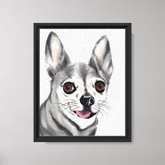 Bright Eyes, Happy Heart Canvas Print
