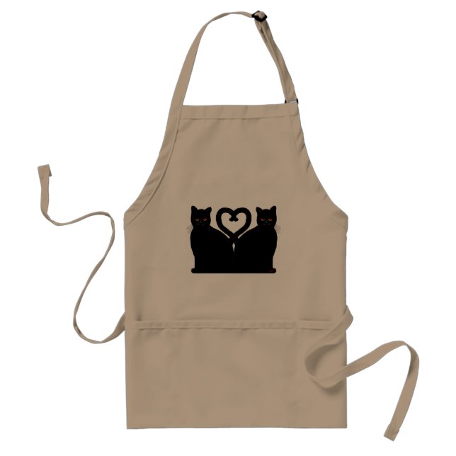 Bright Eyes Heart Adult Apron (Front)