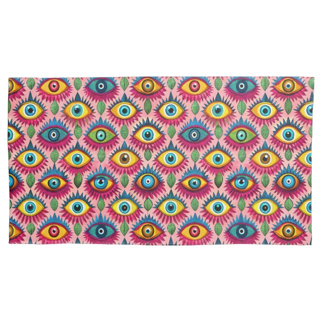 Bright eyes pillow case (Front)