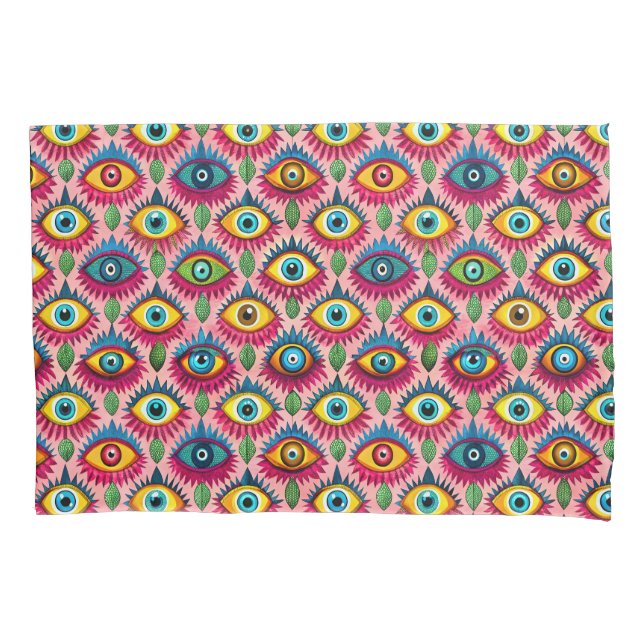 Bright eyes pillow case (Front)
