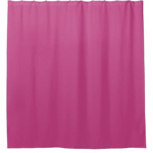 Bright Fall Fuchsia Solid Color Print Shower Curtain