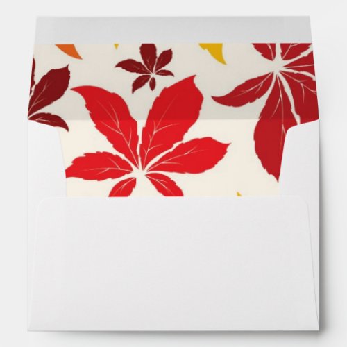 Bright Fall Leaves Envelope