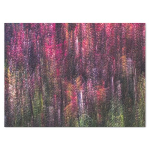 Bright Fall Trees Impressionist Design  Tissue Paper
