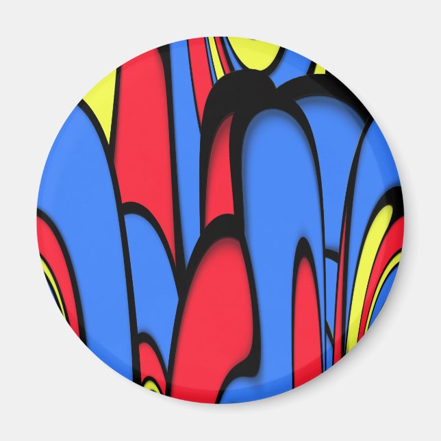 Bright  Festive Colors Magnet (Front)