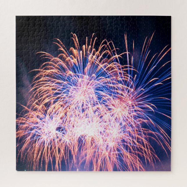 Bright Fireworks Jigsaw Puzzle (Vertical)