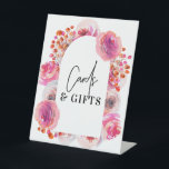 Bright Floral Cards & Gifts Sign for Bridal Shower<br><div class="desc">Looking for the perfect way to decorate your bridal shower gift table? Look no further! Our bright floral arch ‘cards and gifts’ sign is the perfect addition to your bridal shower decor. It's the perfect size to be displayed prominently on your gift table, making it easy for your guests to...</div>