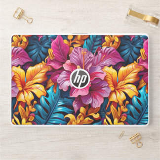 Bright Floral Laptop Skin - Vibrant Floral Design