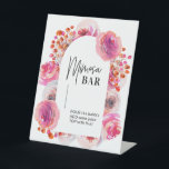 Bright Floral Mimosa Bar Sign for Bridal Shower<br><div class="desc">Whether you're hosting a bridal shower for a loved one or planning your own special day, our Bright Floral Mimosa Bar Sign is the perfect addition to your event. Add a pop of color and elegance to your bridal shower with this stunning sign that will make your mimosa bar stand...</div>