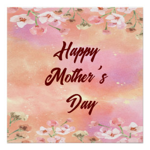 Bright Floral Mother's Day 2026 Poster