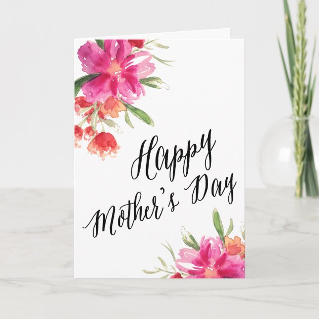 Bright Floral | Mother's Day Card (Front)