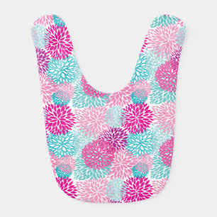 Bright Floral pattern 2 Baby Bib