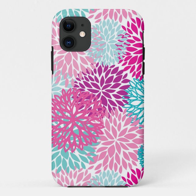 Bright Floral pattern 2 Case-Mate iPhone Case (Back)