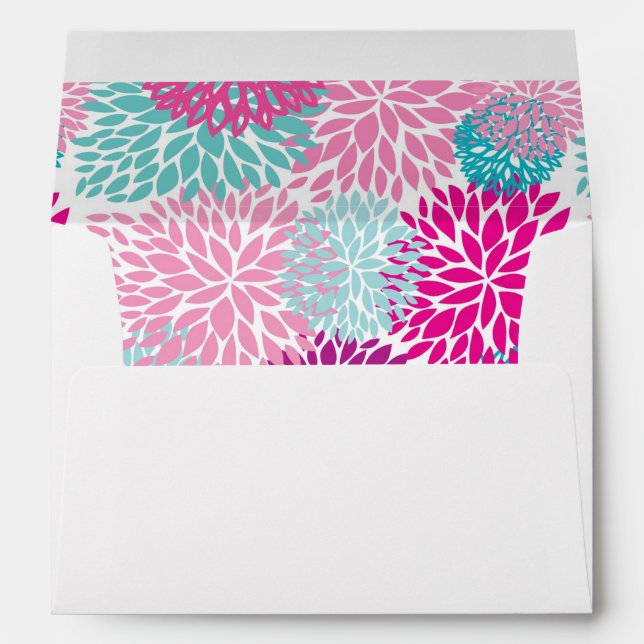 Bright Floral pattern 2 Envelope (Back (Bottom))