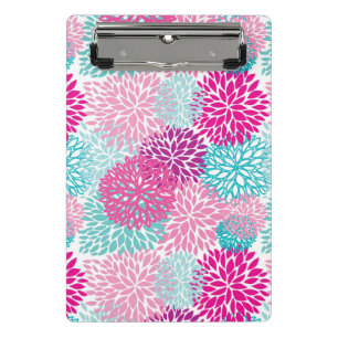 Bright Floral pattern 2 Mini Clipboard