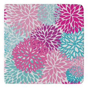 Bright Floral pattern 2 Trivet