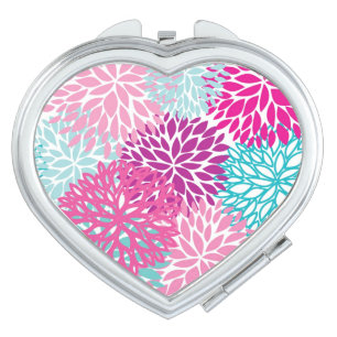 Bright Floral pattern 2 Vanity Mirror