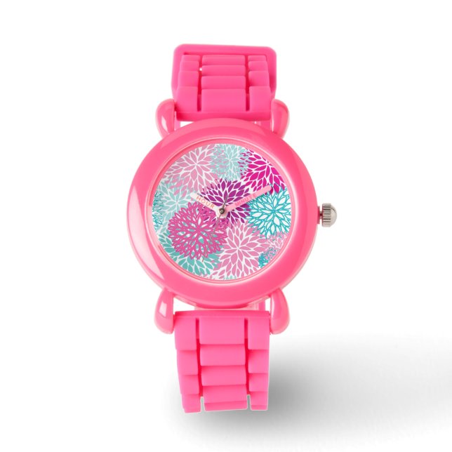 Bright Floral pattern 2 Watch (Front)