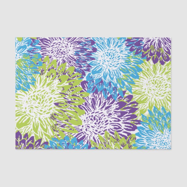 Bright Floral Tissue Paper (Front)