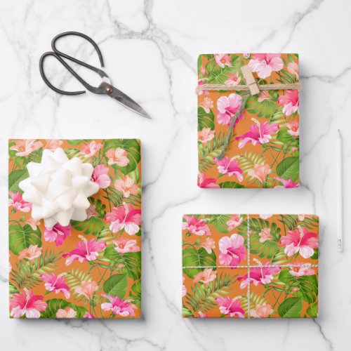 Bright Floral  Wrapping Paper Sheets