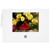 Bright Flower Card (Back Horizontal)